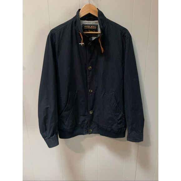Woolrich John Rich & Bros Other - Woolrich John Rich & Bros Mens Bomber Jacket Collar Buckle XL
